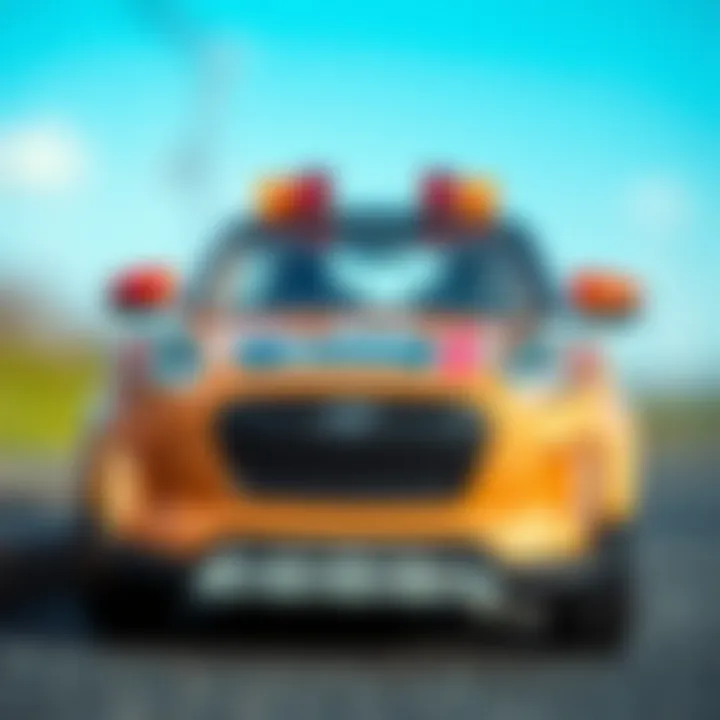 Technical features of an electric car for children