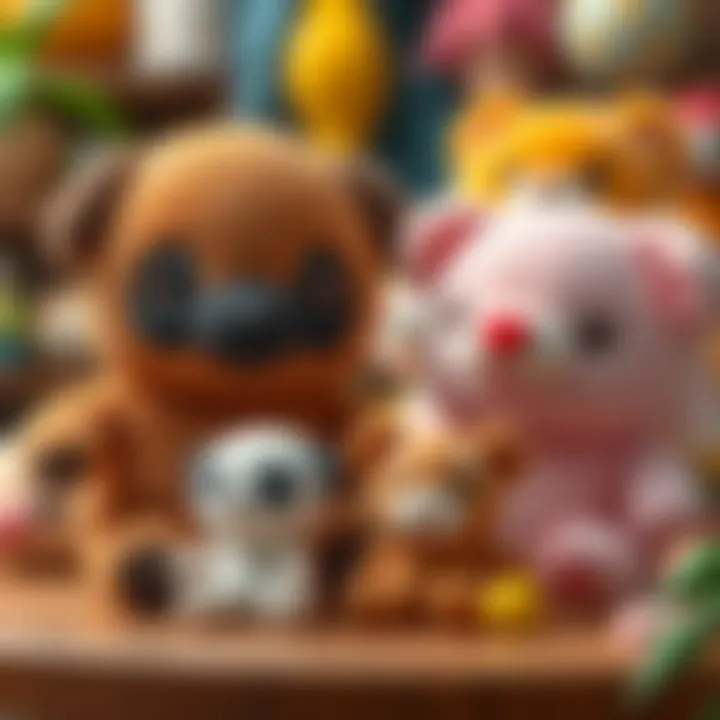 Alternative plush toys alongside Pisi Pisi