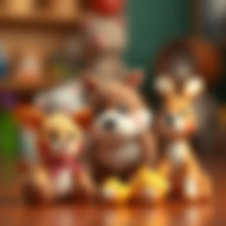 Animal names playing a role in toy selection