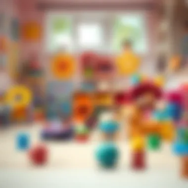 Quality assessment of toys in a bright playroom