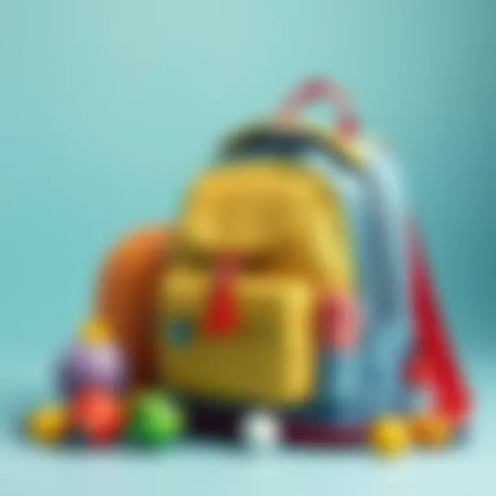 Materials used in children's backpacks