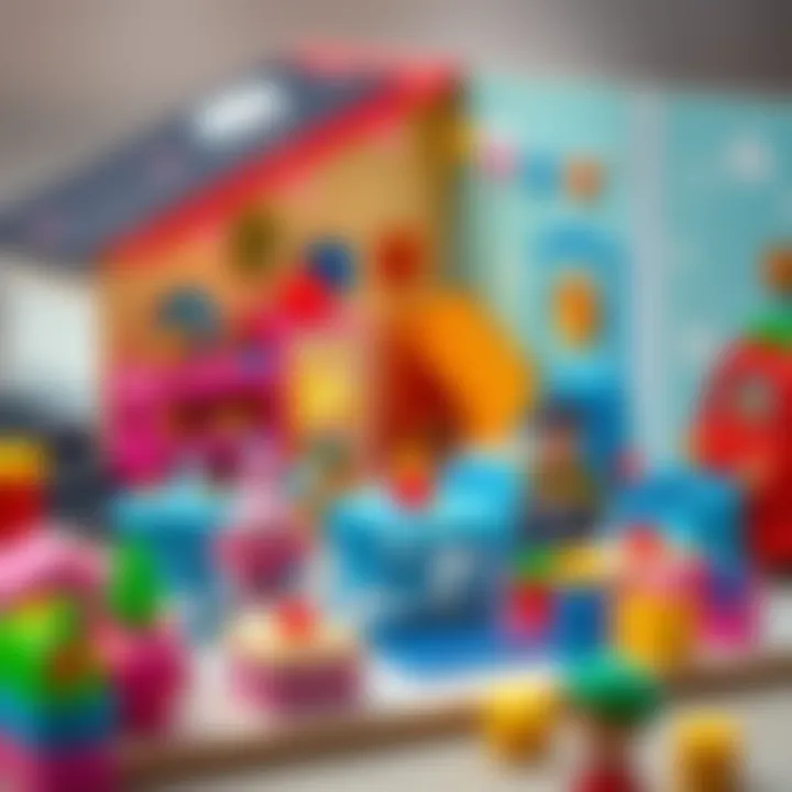 A variety of dollhouse scenarios depicted through play