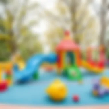 Educational Elements in Play Parks Educational elements in a baby play park