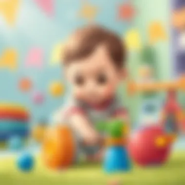 Infants Enhancing Motor Skills Infants engaging in physical play to enhance motor skills