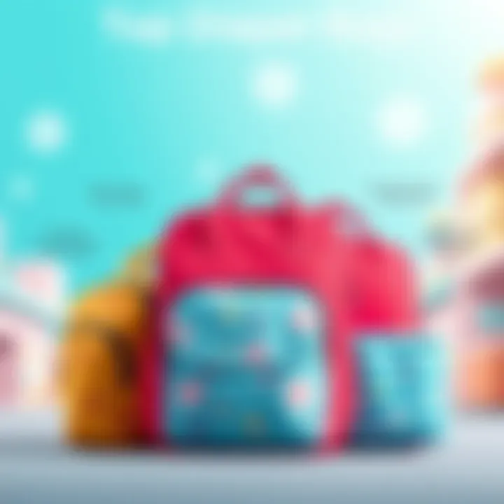 Comparison chart of top baby diaper bags with features