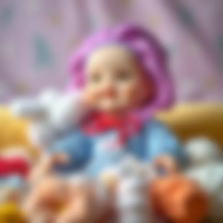 An array of safe and eco-friendly stuffing materials for dolls