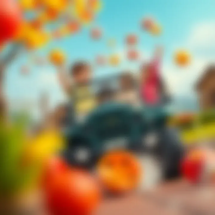 Imagination Unleashed: The Role of Play Creative playtime with imaginative scenarios using a large toy car