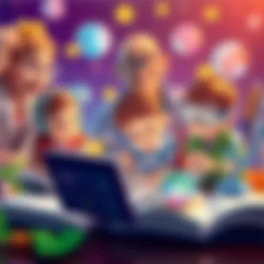 Visual representation of different age groups enjoying science books