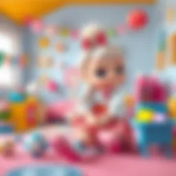 Colorful Bim Elsa Doll in a child's playroom