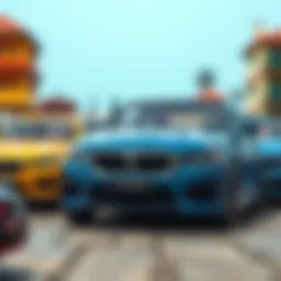 Diverse BMW toy car collection showcasing various models