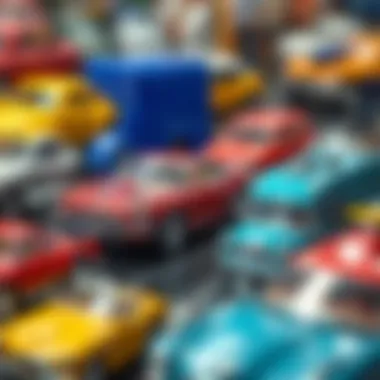 Personalized car gifts on display