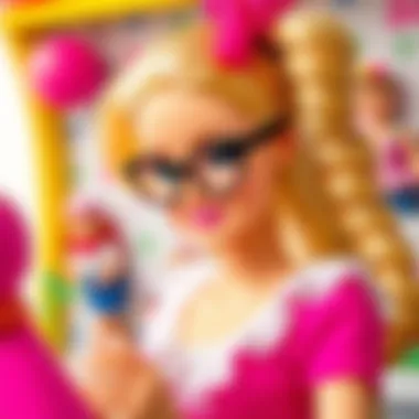 Imagination and Play: The Essence of Barbie A child's imaginative play with Barbie dolls