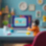 Interactive Learning for Kids An engaging educational software interface for children