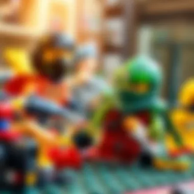 Children engaged in Ninjago Lego play promoting cognitive skills