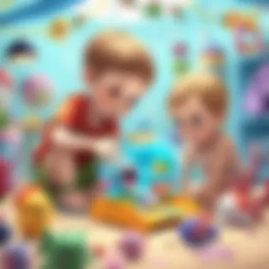 Children engaged in imaginative play with Aqua Pet toys