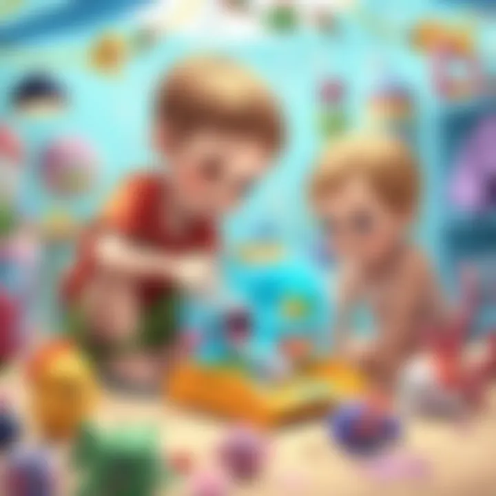 Children engaged in imaginative play with Aqua Pet toys