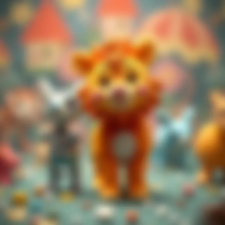 Children learning through animal names