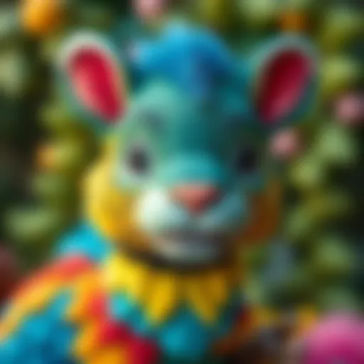 Colorful illustrations of various animals for children's learning