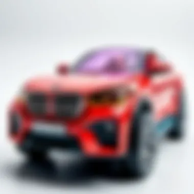 Innovative BMW Toy Design Close-up of BMW toy design