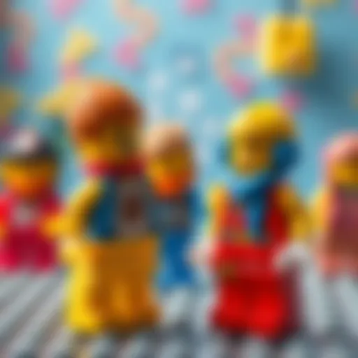 Creative Lego characters inspiring imagination in children