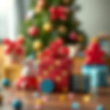 Gift exchange period for children's toys