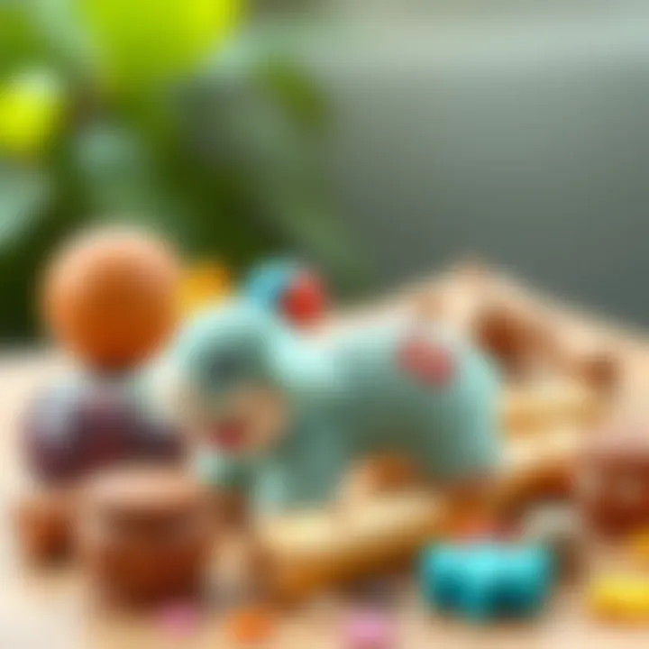 Natural materials used in baby toys