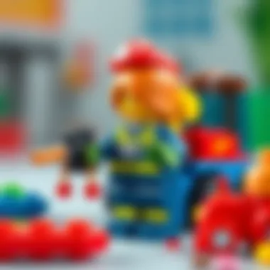 Educational aspects of Lego Duplo firefighter toys