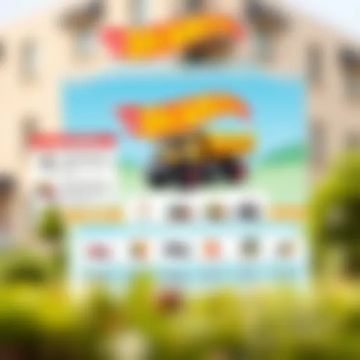 An educational chart illustrating the developmental benefits of toy trucks for children