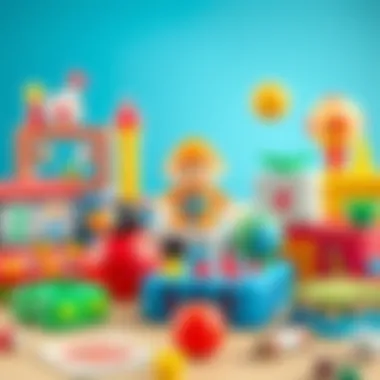 A variety of educational games suitable for children