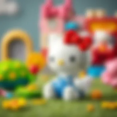 A collection of educational toys featuring Hello Kitty.