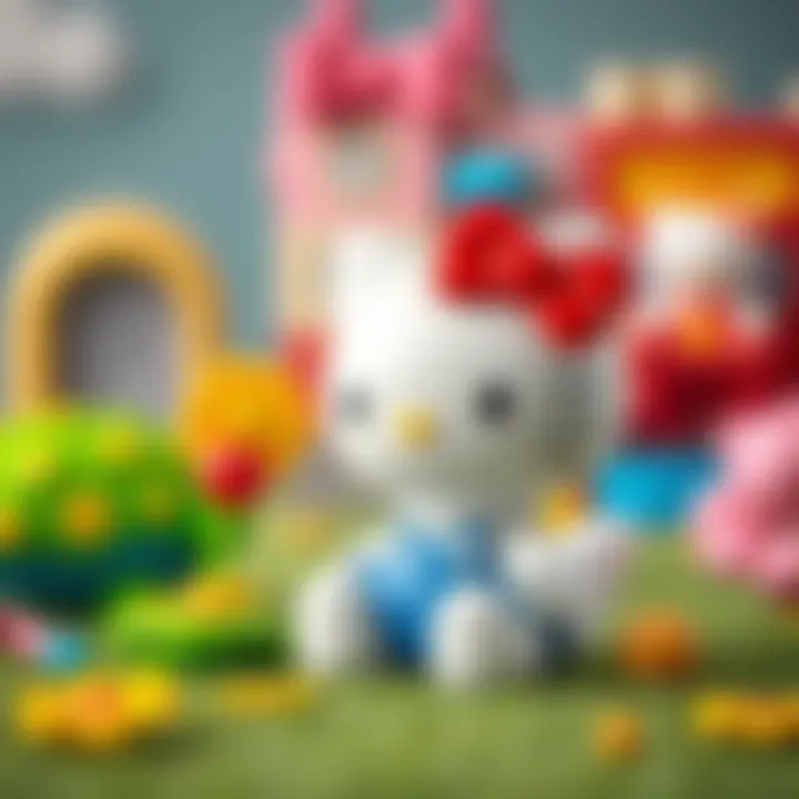 A collection of educational toys featuring Hello Kitty.