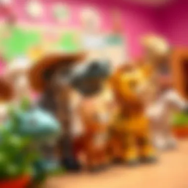 Educational benefits of safari animal toys in a classroom setting.