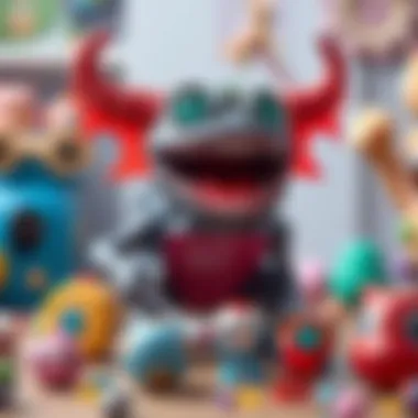 Engaging playtime with monster lab toys