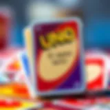 A vibrant illustration of Uno cards showcasing the El Değiştir card