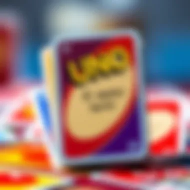 El Değiştir Card in Uno Game A vibrant illustration of Uno cards showcasing the El Değiştir card