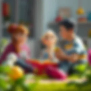 Parents discussing the benefits of Elsa games for learning