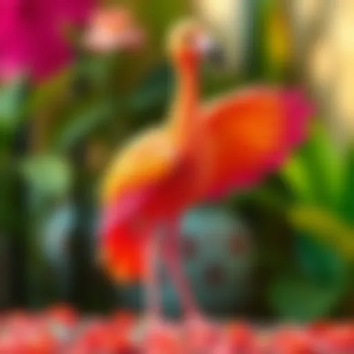 Enchantimals Flamingo character showcasing vibrant colors