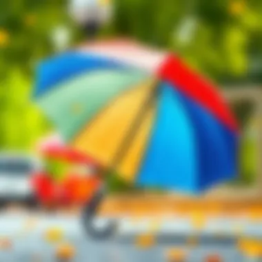 Comparison of popular boys' umbrella models with ratings.