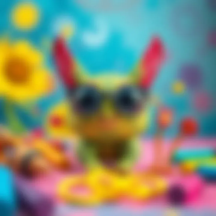 Artistic creation made using Faber Castell pastel set