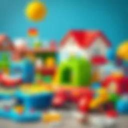 Showcasing a variety of German educational toys