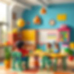 Vibrant learning environment at Gökkuşağı Anaokulu