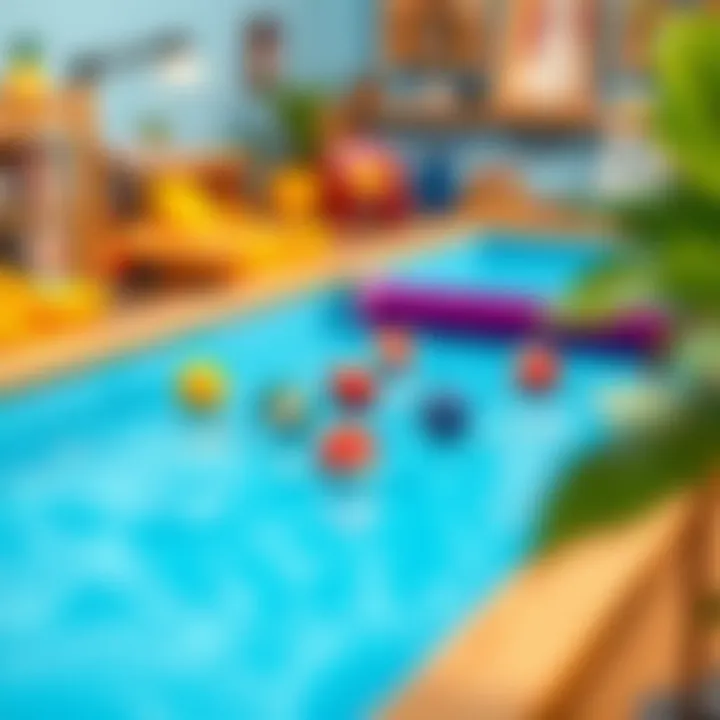 Various pool games suitable for different age groups