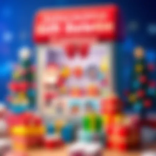 Interactive gift selection interface