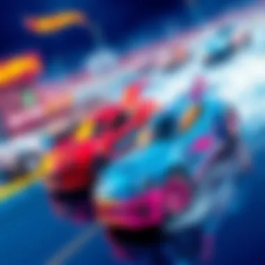 Hot Wheels color changing cars in action