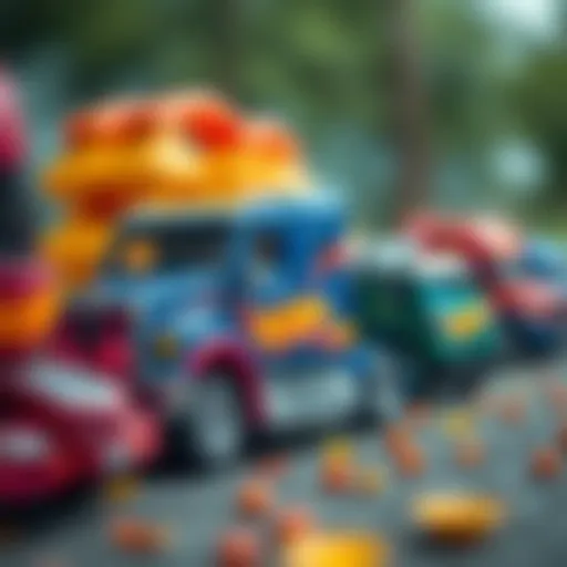 Engaging playtime with Hot Wheels trucks