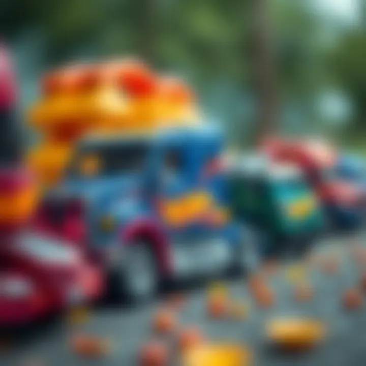 Engaging playtime with Hot Wheels trucks