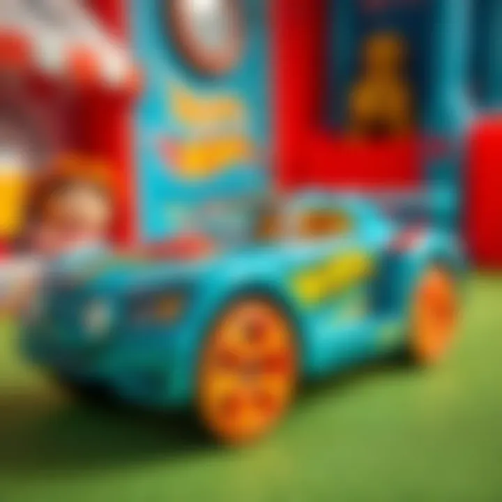 Safe play environment with Hotwheels products