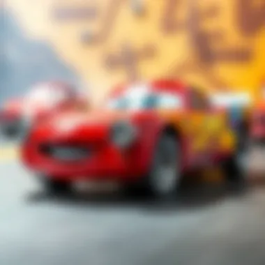 Visual representation of iconic car names in the McQueen universe