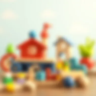 Educational wooden toys for children