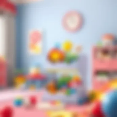 Innovative multi-tier toy storage solution enhancing room decor